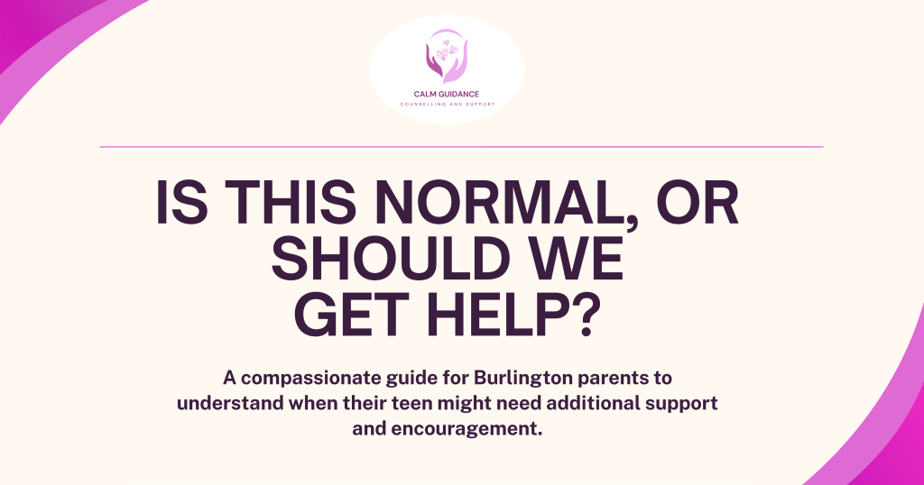 When to seek counselling support for your teen